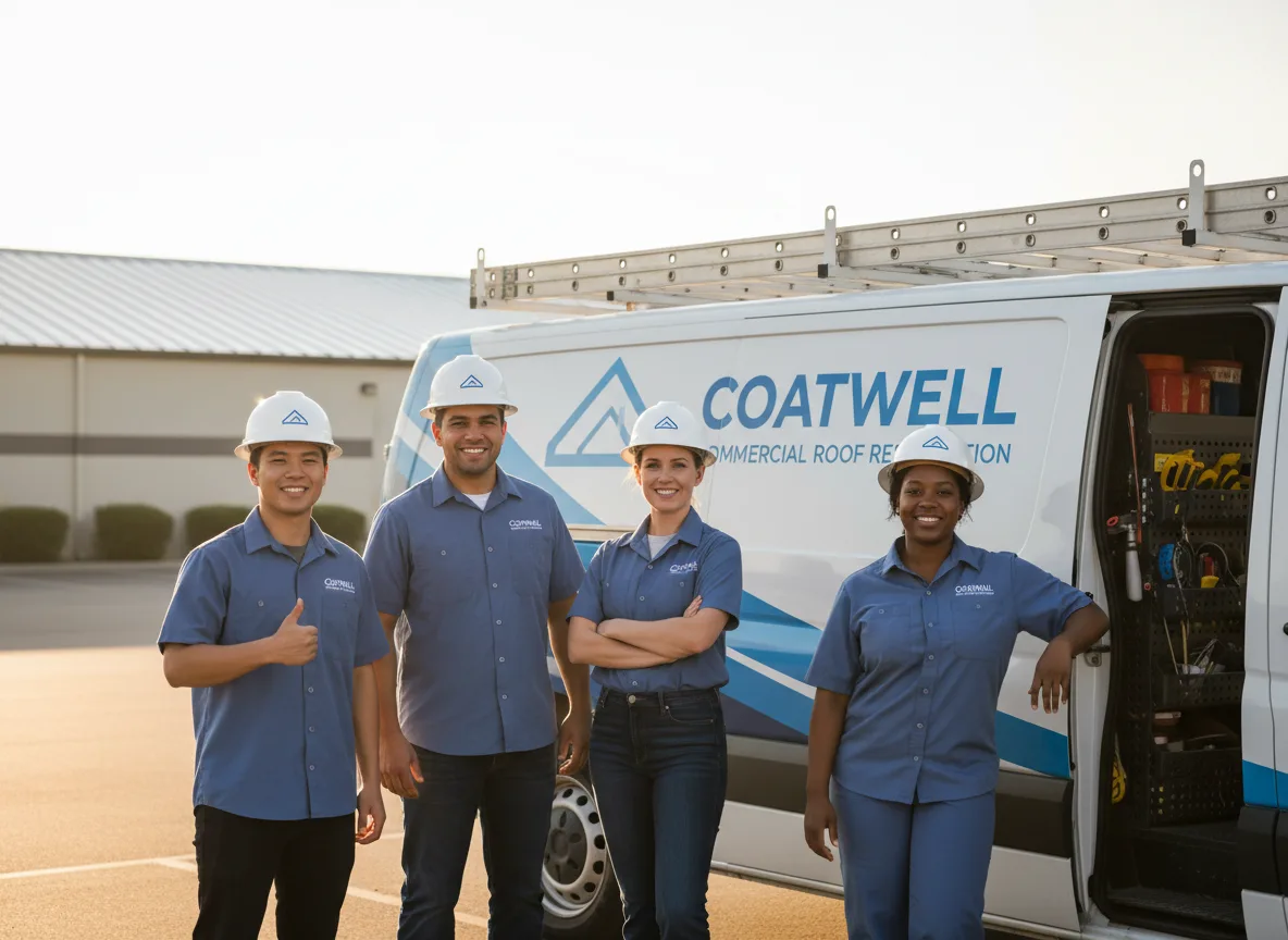Commercial roof coating company in Newtown, MO